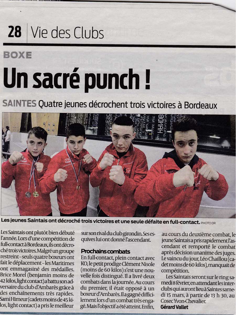 Un sacré punch